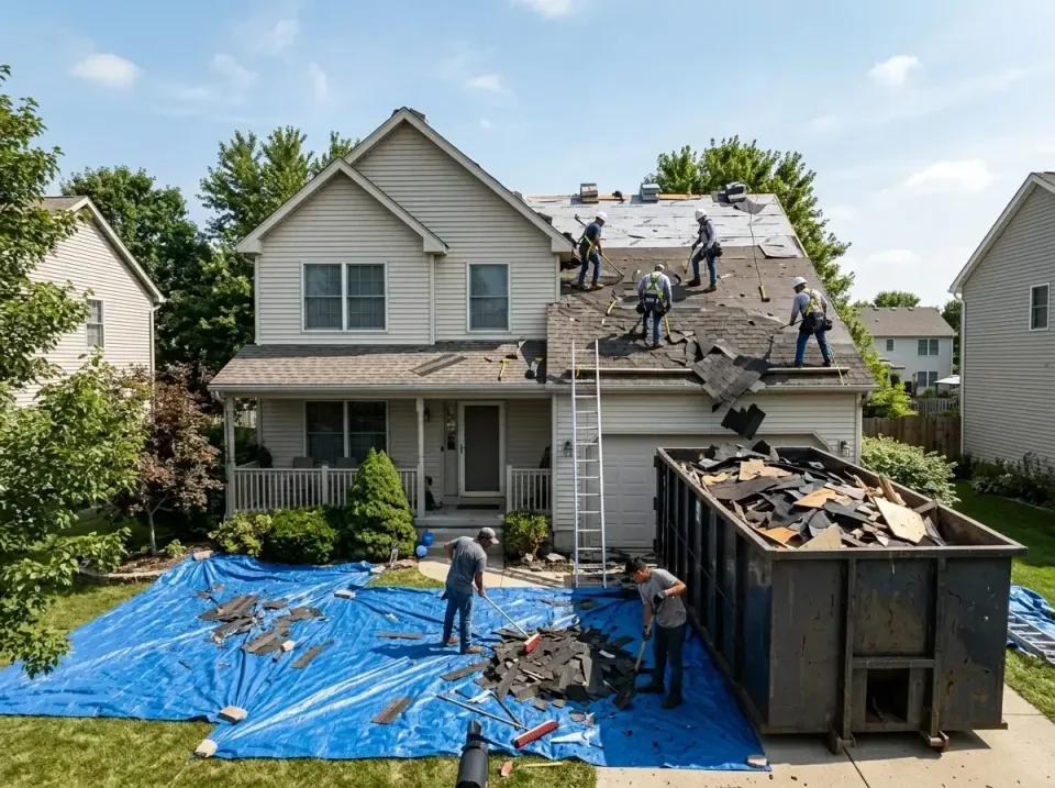 roof-replacement-debris-remova-004 — frequently asked questions, Cheapest Dumpster Rentals in Trinity, AL